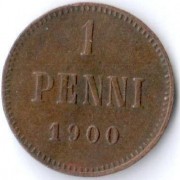 Финляндия 1900 1 пенни Николай II Финляндия 1900 1 пенни Николай II