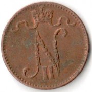 Финляндия 1912 1 пенни Николай II Финляндия 1912 1 пенни Николай II