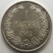 Финляндия 1915 1 марка (серебро) Финляндия 1915 1 марка (серебро)