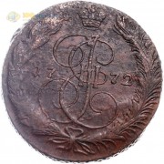 5 копеек 1772 ЕМ Екатерина II (лот d099)