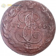 5 копеек 1766 ЕМ Екатерина II (лот d102) 5 копеек 1766 ЕМ Екатерина II (лот d102)