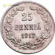 Финляндия 1917 50 пенни (серебро) Финляндия 1917 50 пенни (серебро)