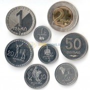 Грузия 1993-2006 набор 8 монет