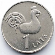 Латвия 2005 1 лат Петушок Латвия 2005 1 лат Петушок