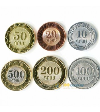 Армения 2003-2004 набор 6 монет