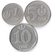 Киргизия Набор 3 монеты Киргизия Набор 3 монеты