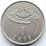 Латвия 2008 1 лат Кувшинка Латвия 2008 1 лат Кувшинка