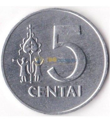 Литва 1991 5 центов