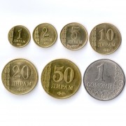 Таджикистан 2011 Набор 7 монет Таджикистан 2011 Набор 7 монет