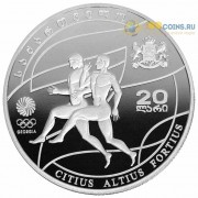 Грузия 2008 20 лари Олимпийский игры в Пекине