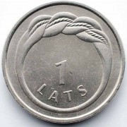 Латвия 2009 1 лат Кольцо Латвия 2009 1 лат Кольцо