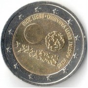 Эстония 2018 2 евро 100 лет Эстонской Республике