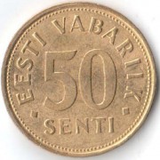 Эстония 2007 50 сентов
