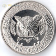 Казахстан 2019 100 тенге Филин тетемы (в буклете)