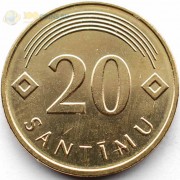 Латвия 2009 20 сантимов Латвия 2009 20 сантимов