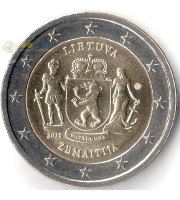 Литва 2019 2 евро Жемайтия