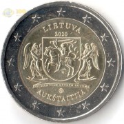 Литва 2020 2 евро Аукштайтия