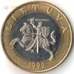 Литва 1999 2 лита