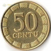 Литва 1997-2014 50 центов