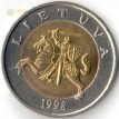 Литва 1998 5 литов