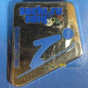 Значок Сочи 2014 Пиктограммы Прыжки на лыжах с трамплина