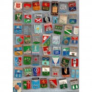 Набор 56 значков Гербы городов