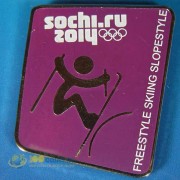 Значок Сочи 2014 Пиктограммы Фристайл-Слоупстайл