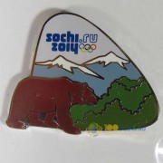 Значок Сочи 2014 Природный мир Медведь