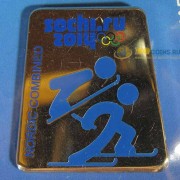 Значок Сочи 2014 Пиктограммы Лыжное двоеборье