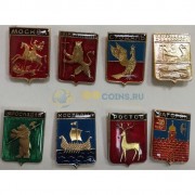 Набор 8 значков Золотое кольцо России