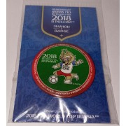 Значок ЧМ 2018 Забивака круглый 44 мм зеленый