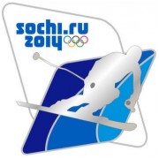 Значок Сочи Спортивные силуэты Горные лыжи