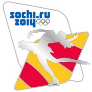 Значок Сочи Спортивные силуэты Фигурное катание
