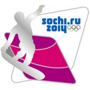 Значок Сочи Спортивные силуэты Сноуборд