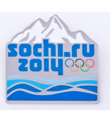 Значок Сочи 2014 Олимпийские зимние игры горы