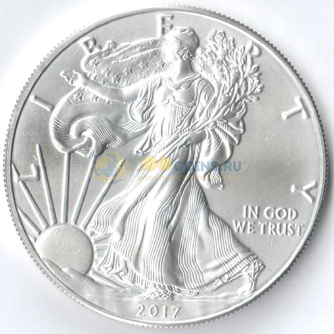 1 серебряный доллар